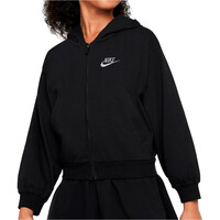Nike sudadera niña G NSW FZ HDY JSY LBR vista frontal