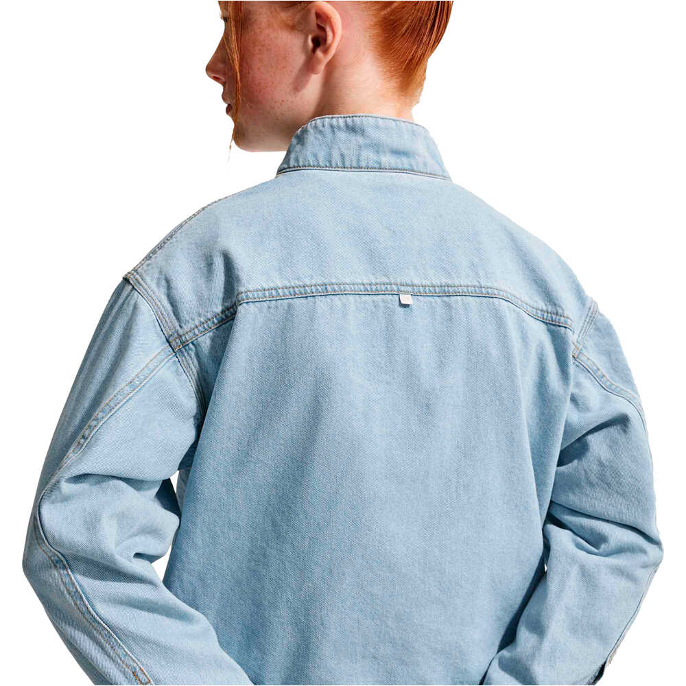Nike sudadera niña G NSW WR DENIM JACKET 03