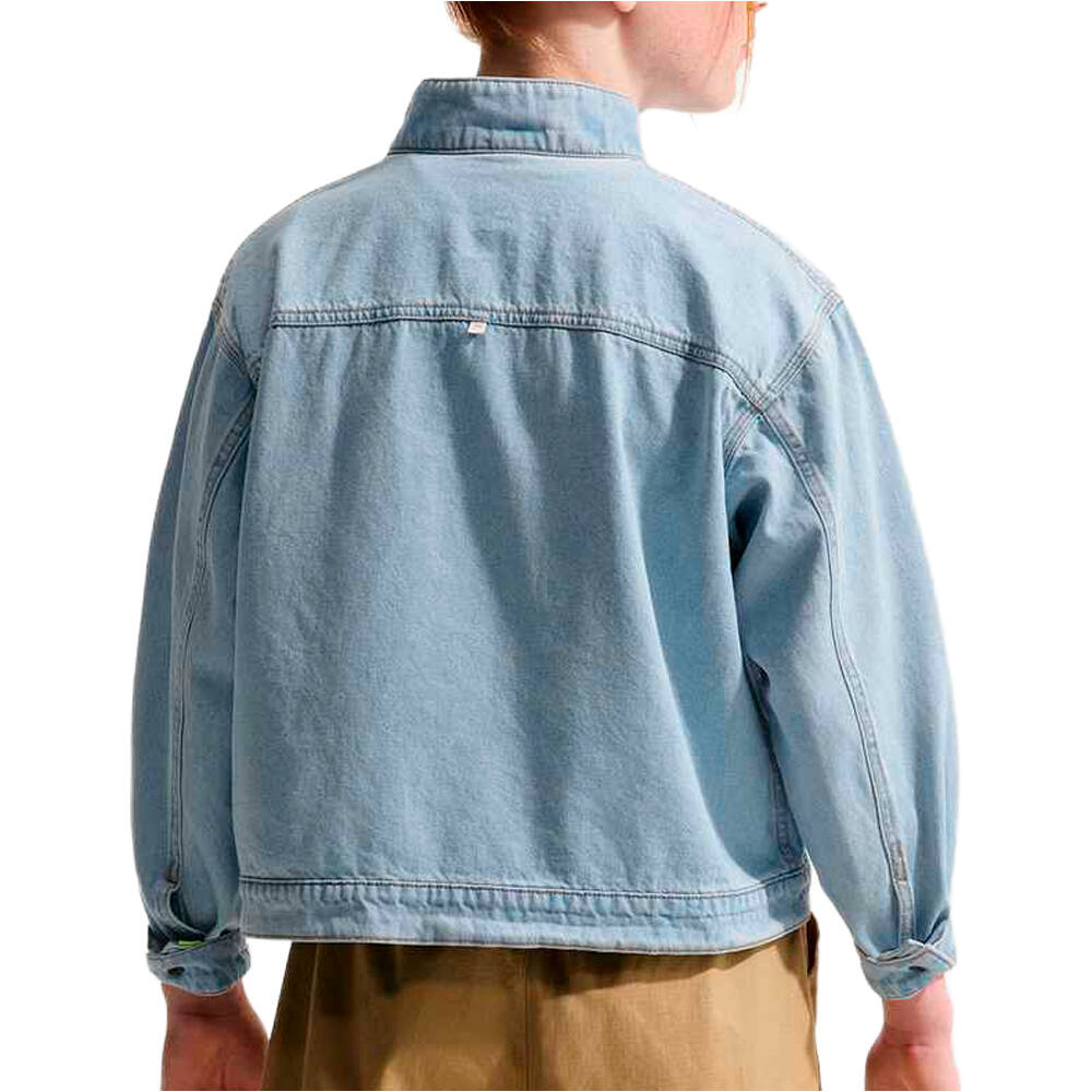 Nike sudadera niña G NSW WR DENIM JACKET vista trasera