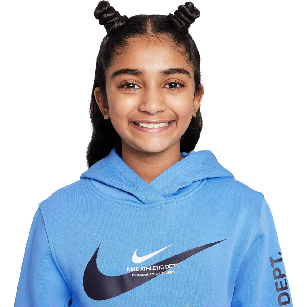 Nike sudadera niño B NSW SI FLC PO HOODIE BB vista detalle