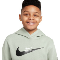 Nike sudadera niño B NSW SI FLC PO HOODIE BB vista detalle