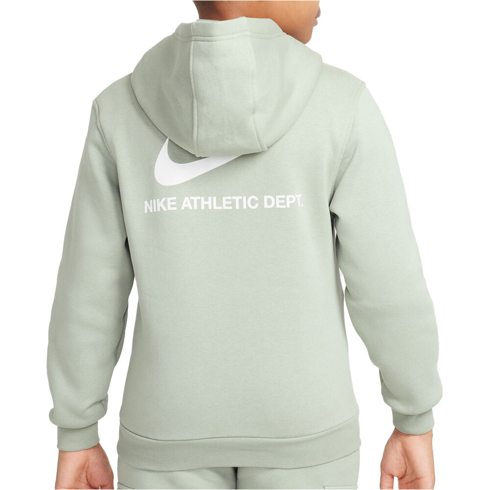Nike sudadera niño B NSW SI FLC PO HOODIE BB vista trasera