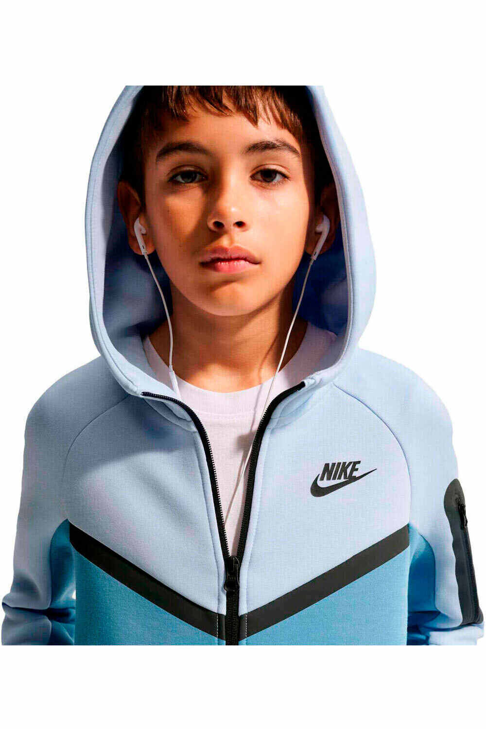 Nike sudadera niño B NSW TCH FLC FZ - PD 04