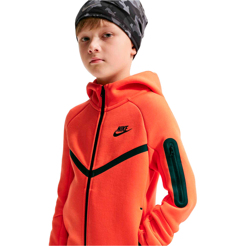 Nike sudadera niño B NSW TCH FLC FZ - PD vista detalle