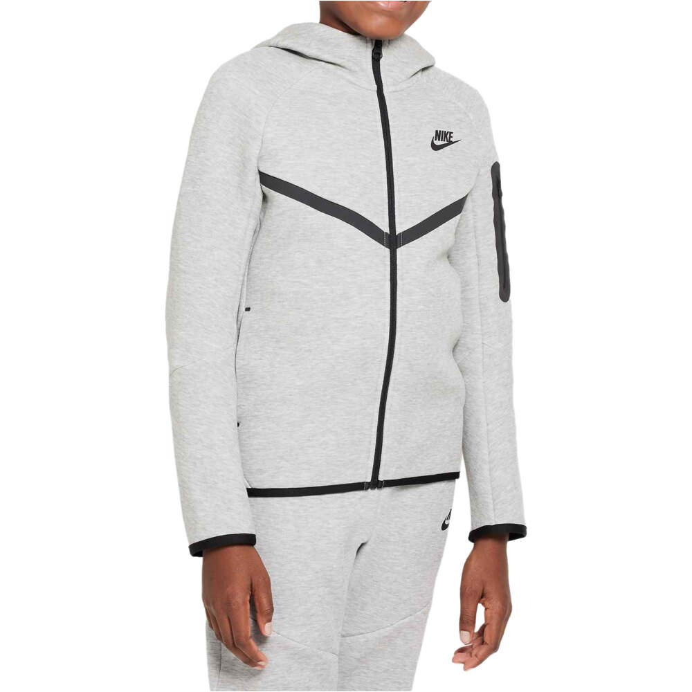 Nike sudadera niño B NSW TCH FLC FZ - PD vista frontal