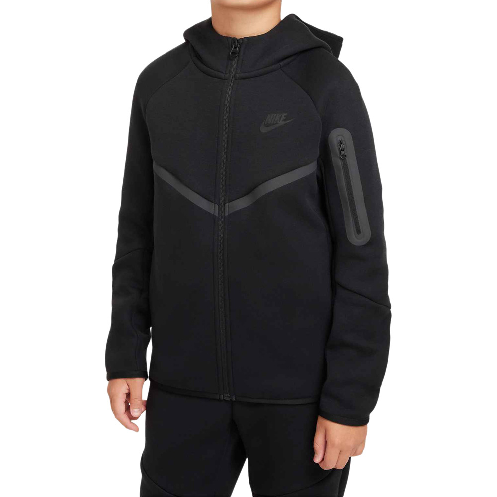 Nike sudadera niño B NSW TCH FLC FZ - PD vista frontal