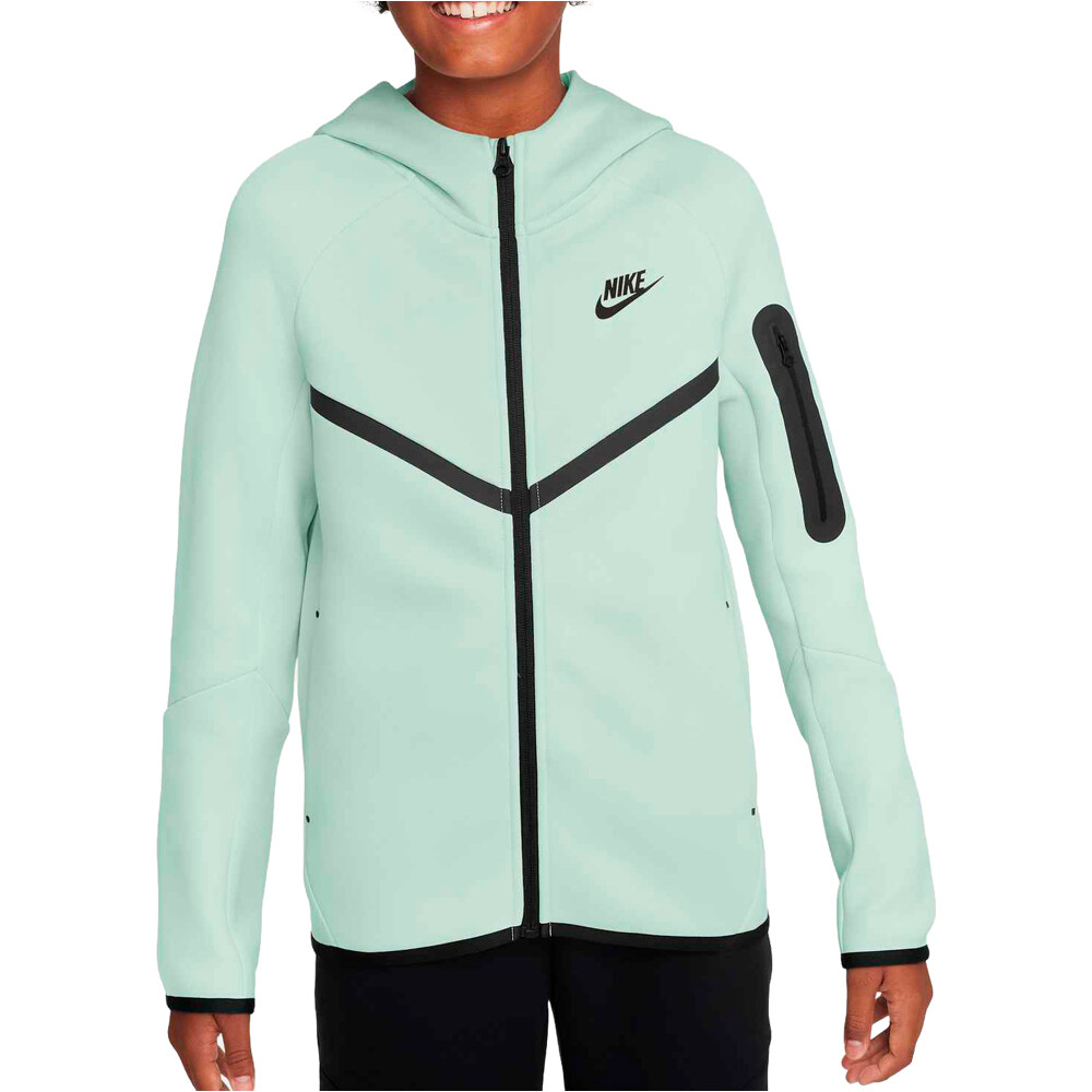 Nike sudadera niño B NSW TCH FLC FZ - PD vista frontal