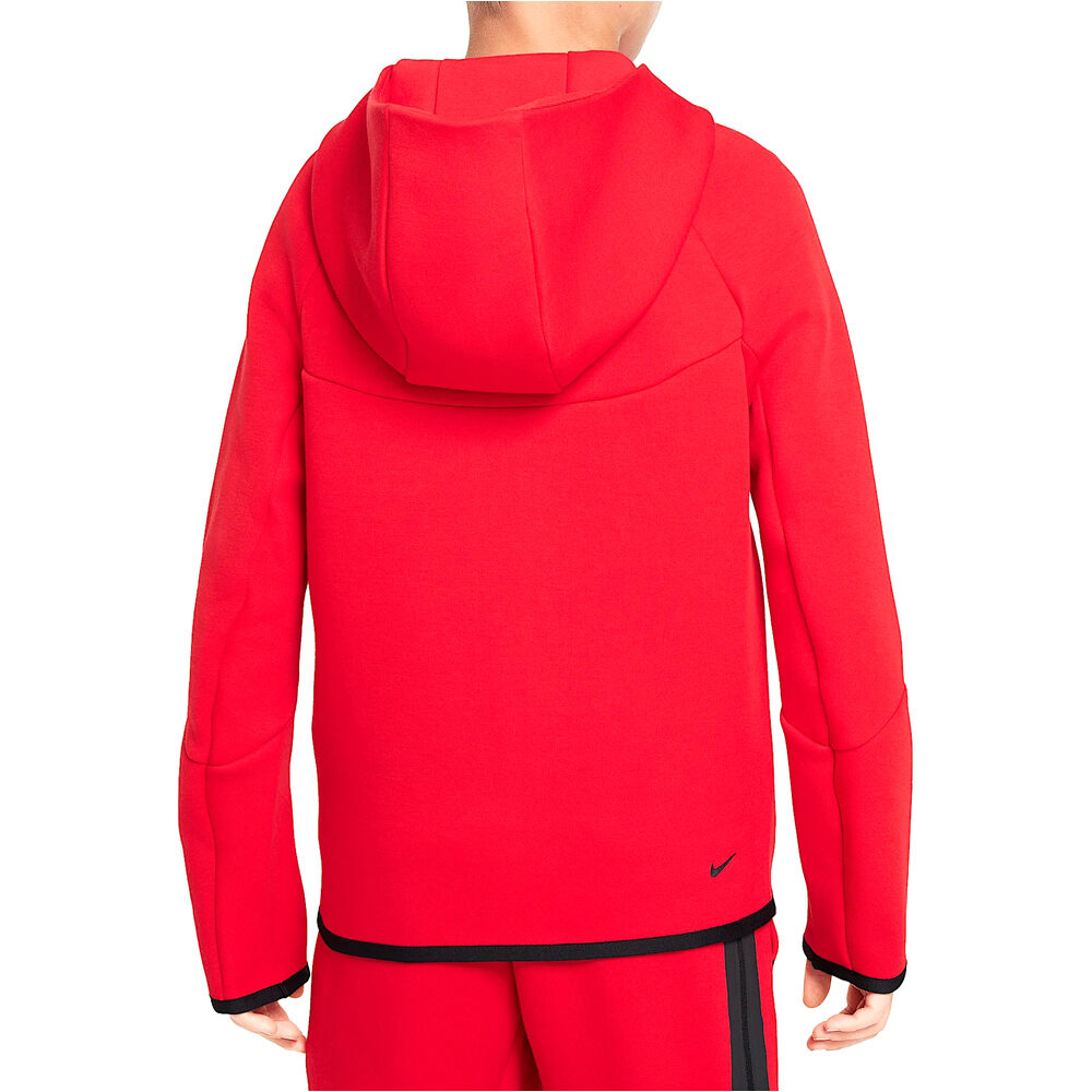 Nike sudadera niño B NSW TCH FLC FZ - PD vista trasera