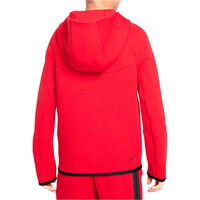 Nike sudadera niño B NSW TCH FLC FZ - PD vista trasera