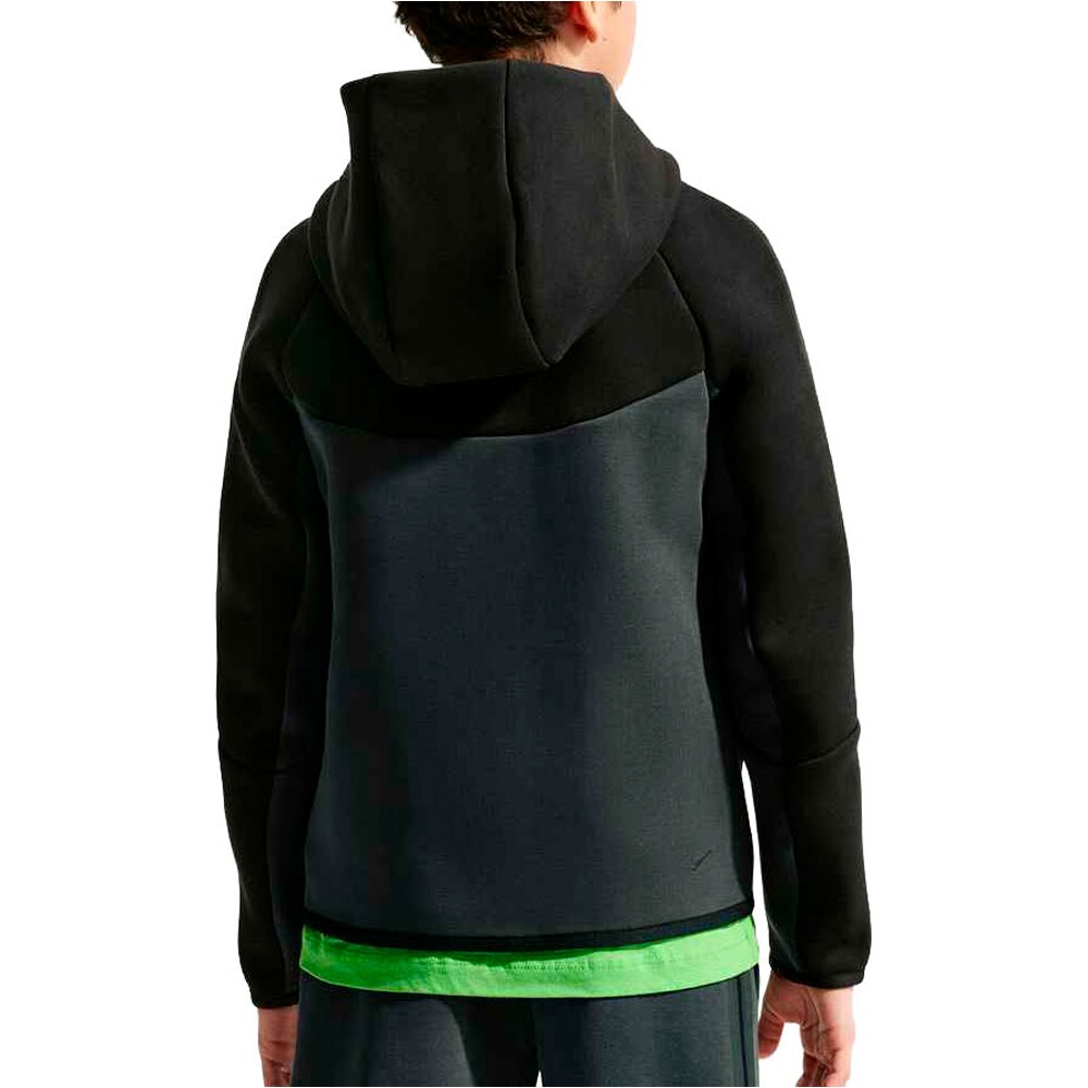 Nike sudadera niño B NSW TCH FLC FZ - PD vista trasera