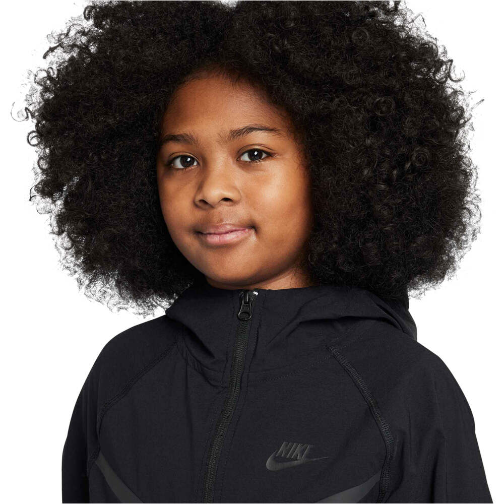 Nike sudadera niño B NSW TCH WVN FZ JKT - PD vista detalle