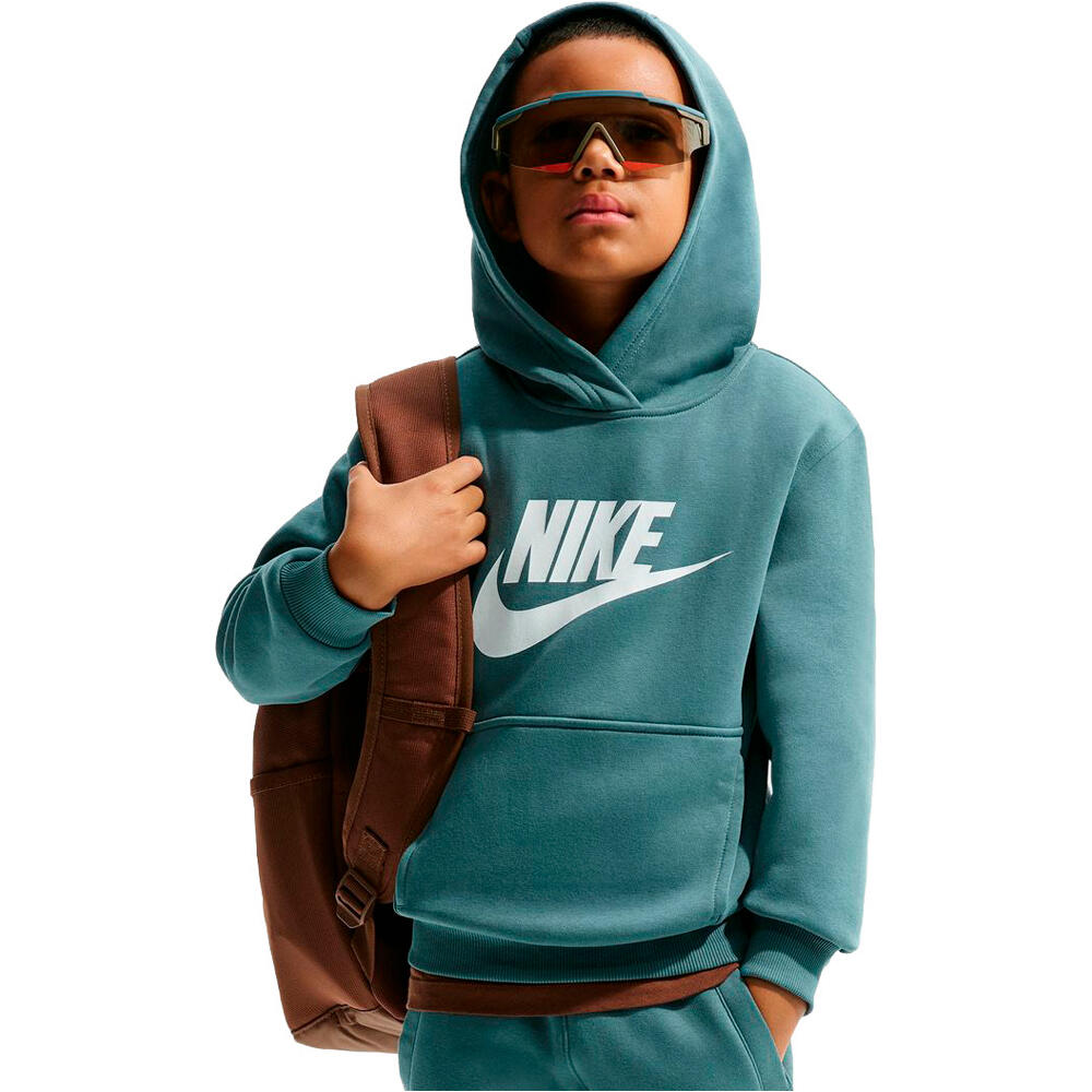 Nike sudadera niño K NSW CLUB FLC HDY HBR vista frontal