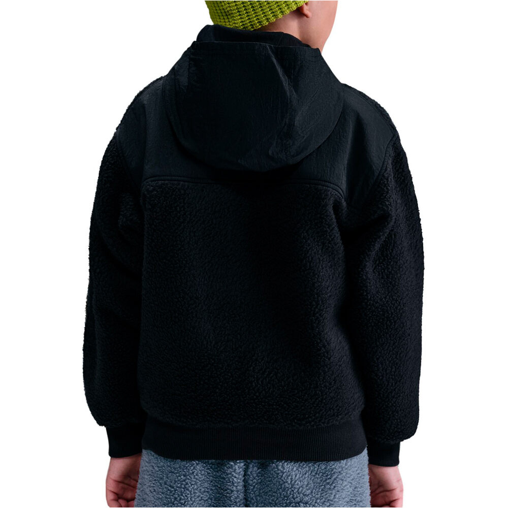 Nike sudadera niño K NSW CLUB FLC LOOSE QZ HDY WZ vista trasera