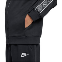 Nike sudadera niño K NSW DF CLUB+ POLY FZ HDY vista detalle