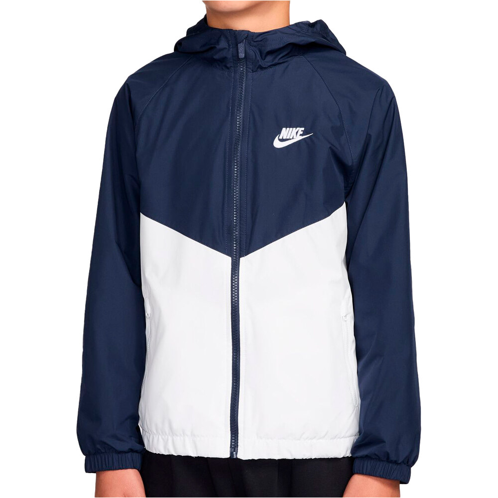 Nike sudadera niño K NSW RPL WR HD JKT vista frontal