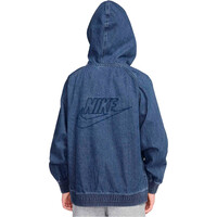 Nike sudadera niño K NSW WR DENIM FZ JACKET vista trasera