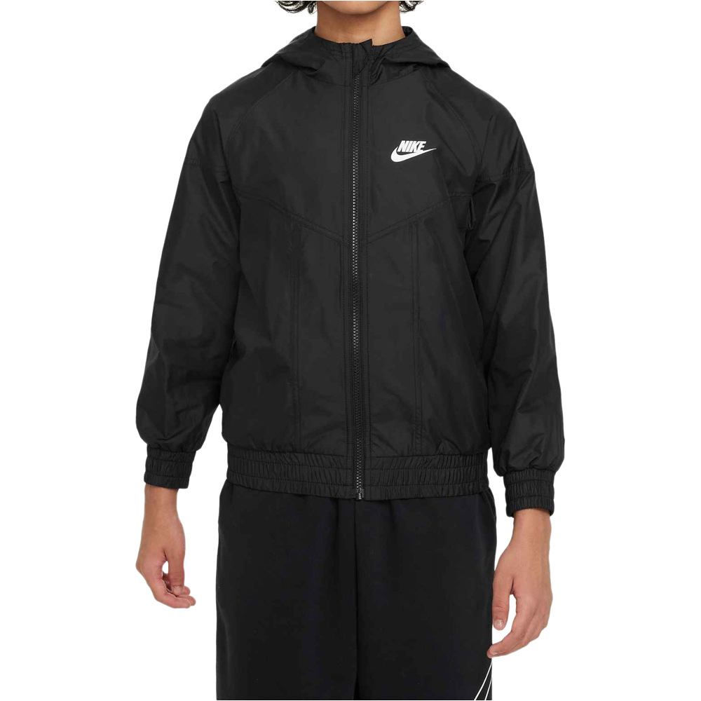 Nike sudadera niño K NSW WR HD JKT vista frontal