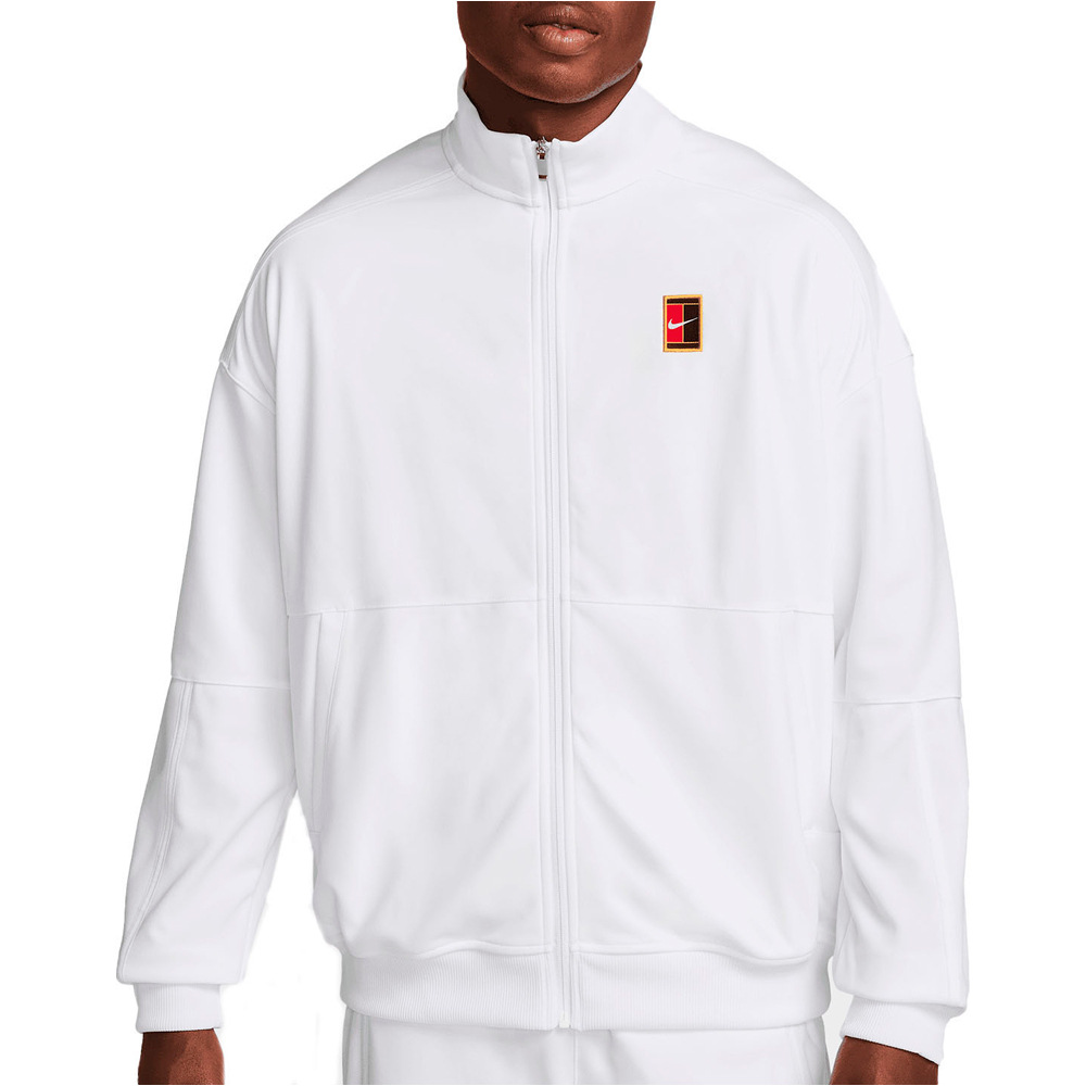 Nike sudadera tenis hombre M NKCT HERITAGE SUIT JKT vista frontal