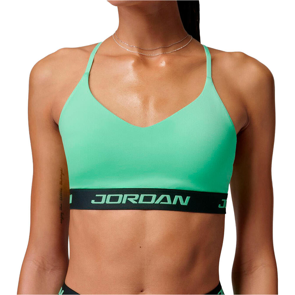 Nike sujetadores deportivos W J SPT INDY ESS BRA vista frontal
