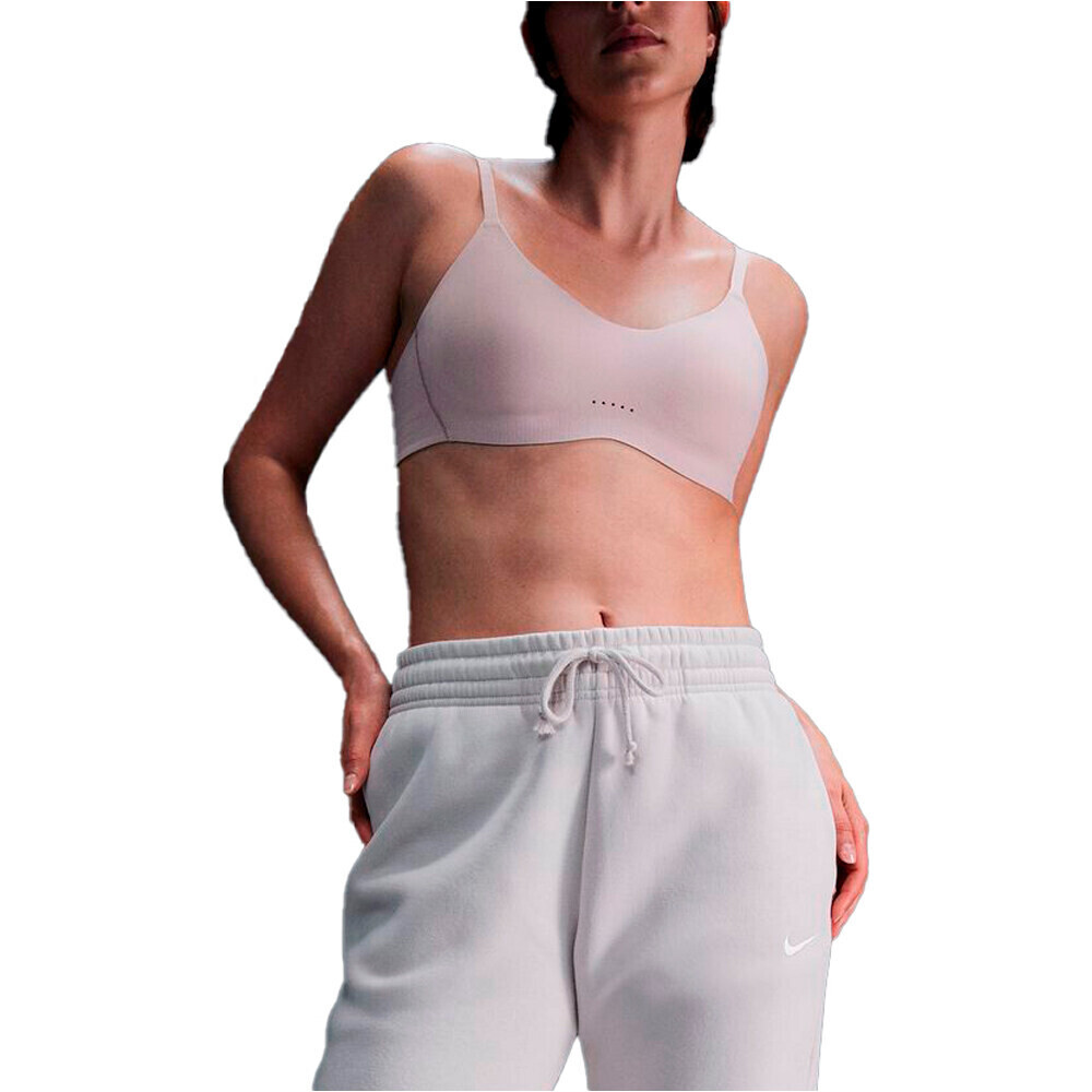 Nike sujetadores deportivos W NK ALATE MINIMALIST LS BRA vista frontal