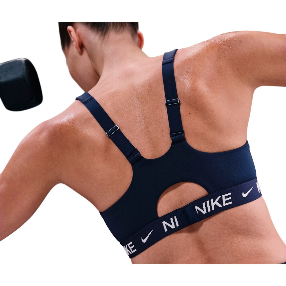 Nike sujetadores deportivos W NK DF INDY HGH SPT BRA vista trasera