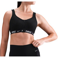 Nike sujetadores deportivos W NK INDY HS ZIP BRA vista frontal
