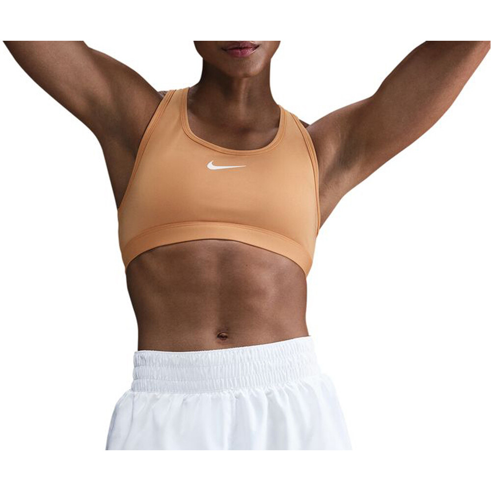 Nike sujetadores deportivos W NK SWSH MED SPT BRA vista frontal