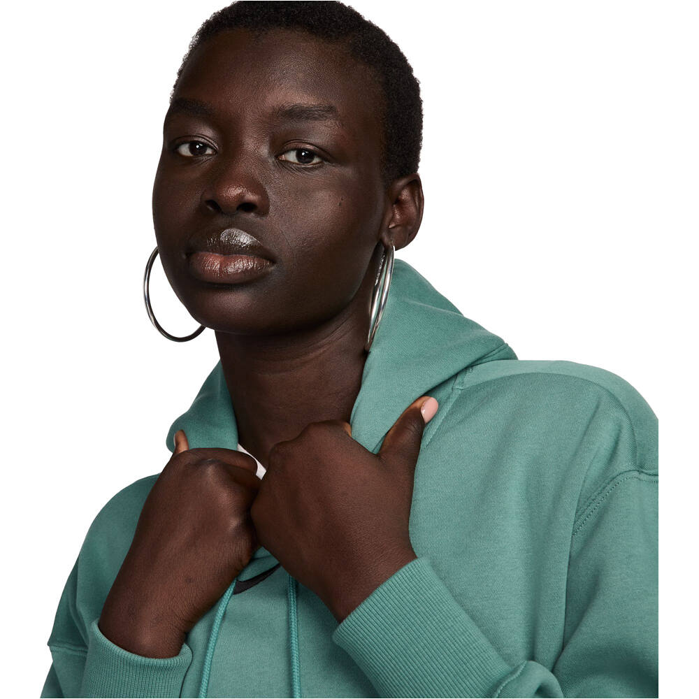 Nike top aerobic niño W NSW PHNX FLC OS PO HOODIE 03