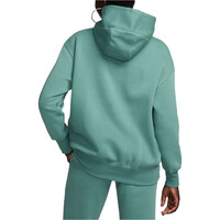 Nike top aerobic niño W NSW PHNX FLC OS PO HOODIE vista trasera