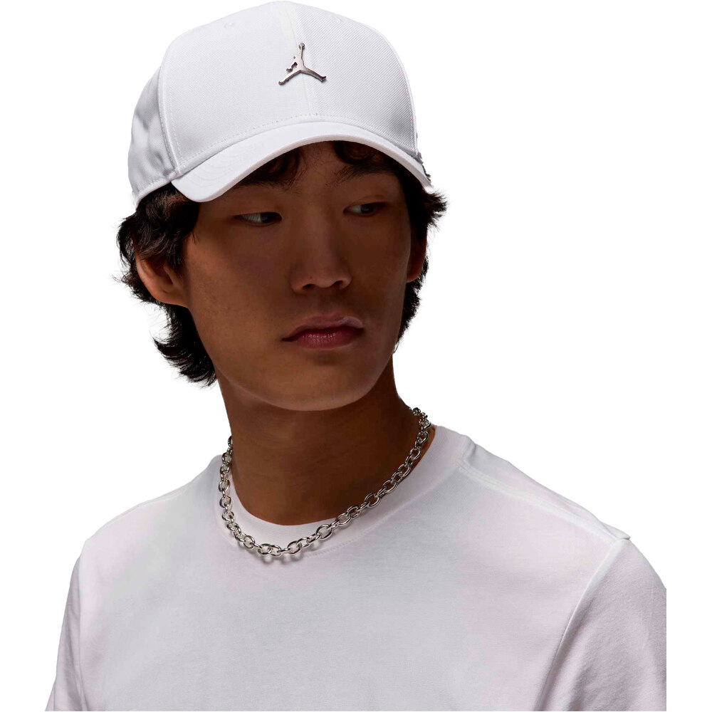 Nike visera lona U J RISE CAP S CB MTL JM vista frontal