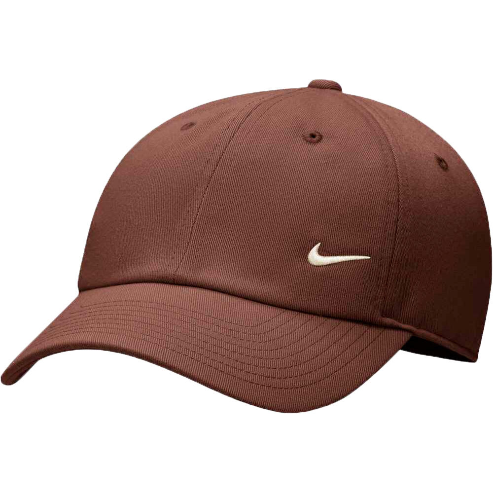 Nike visera lona U NK CLUB CAP U CB SM SWSH L vista frontal