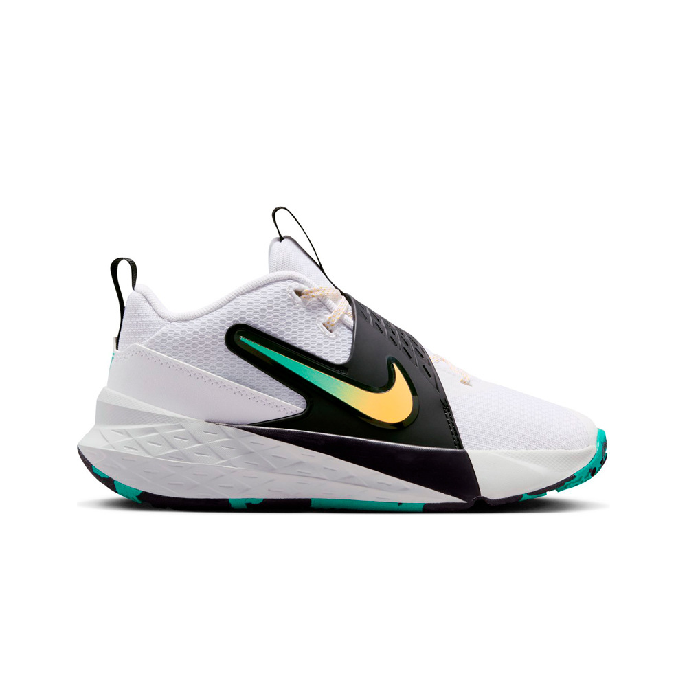 Nike zapatilla baloncesto niños NIKE TEAM HUSTLE D12 BLNE lateral exterior
