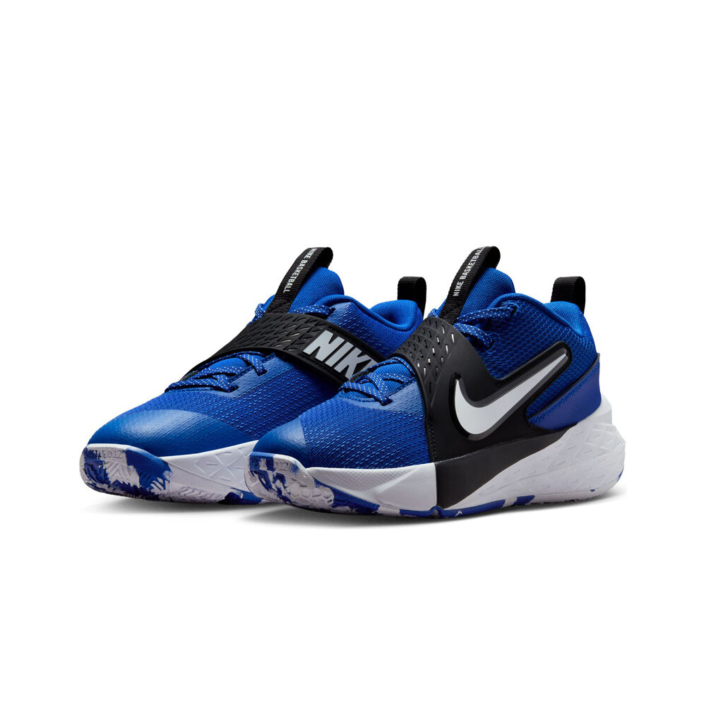 Nike zapatilla baloncesto niños TEAM HUSTLE D AZBL lateral interior
