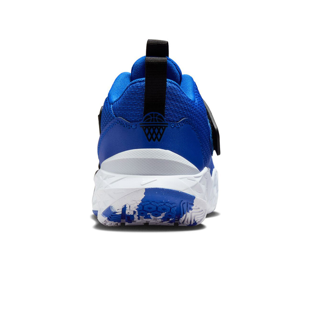 Nike zapatilla baloncesto niños TEAM HUSTLE D AZBL vista trasera