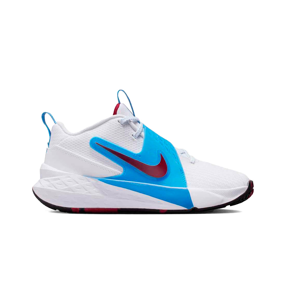 Nike zapatilla baloncesto niños TEAM HUSTLE D BLAZ lateral exterior