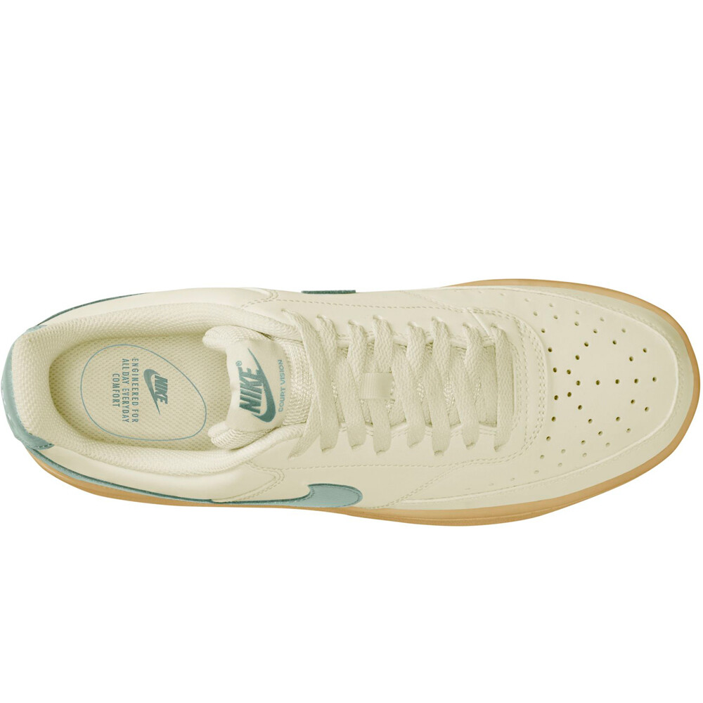 Nike zapatilla moda hombre NIKE COURT VISION LO V2 NBK vista trasera