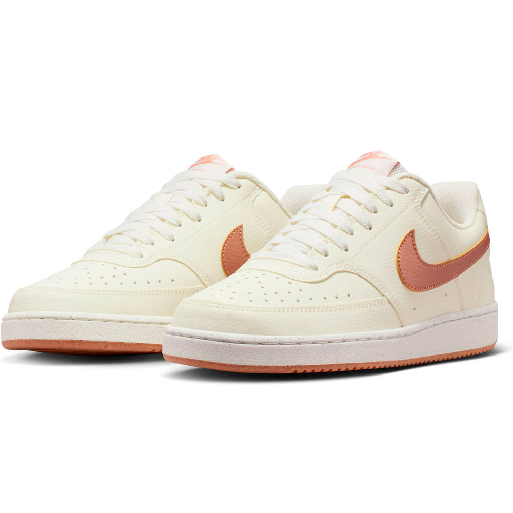 Nike zapatilla moda mujer W NIKE COURT VISION LO NN lateral interior