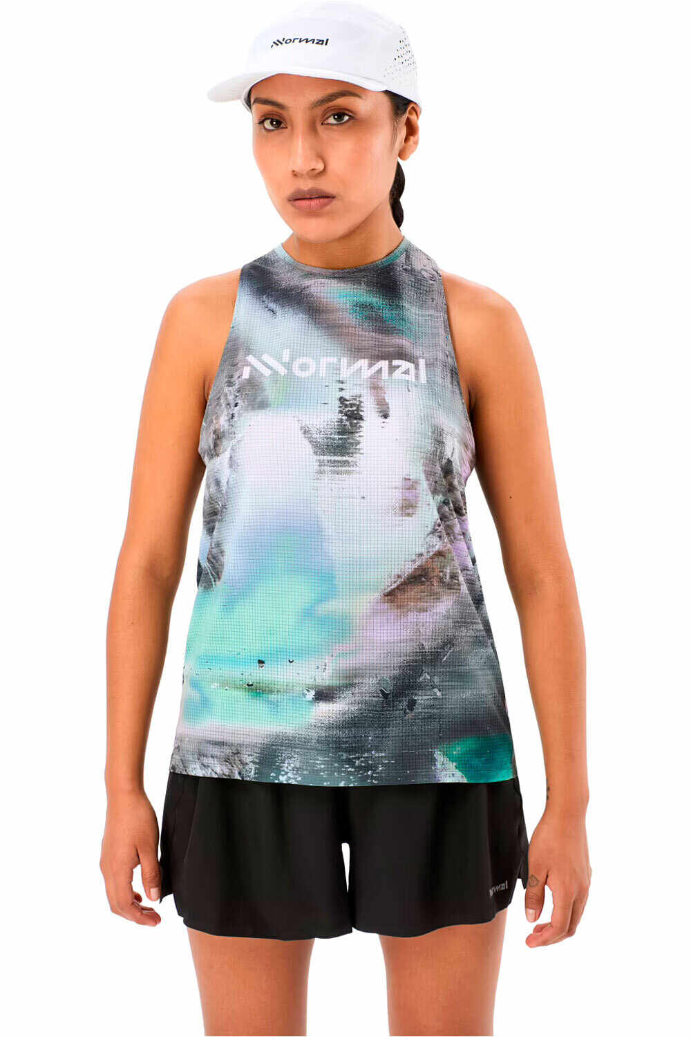 Nnormal camiseta tirantes running Race Tank W Nature vista frontal