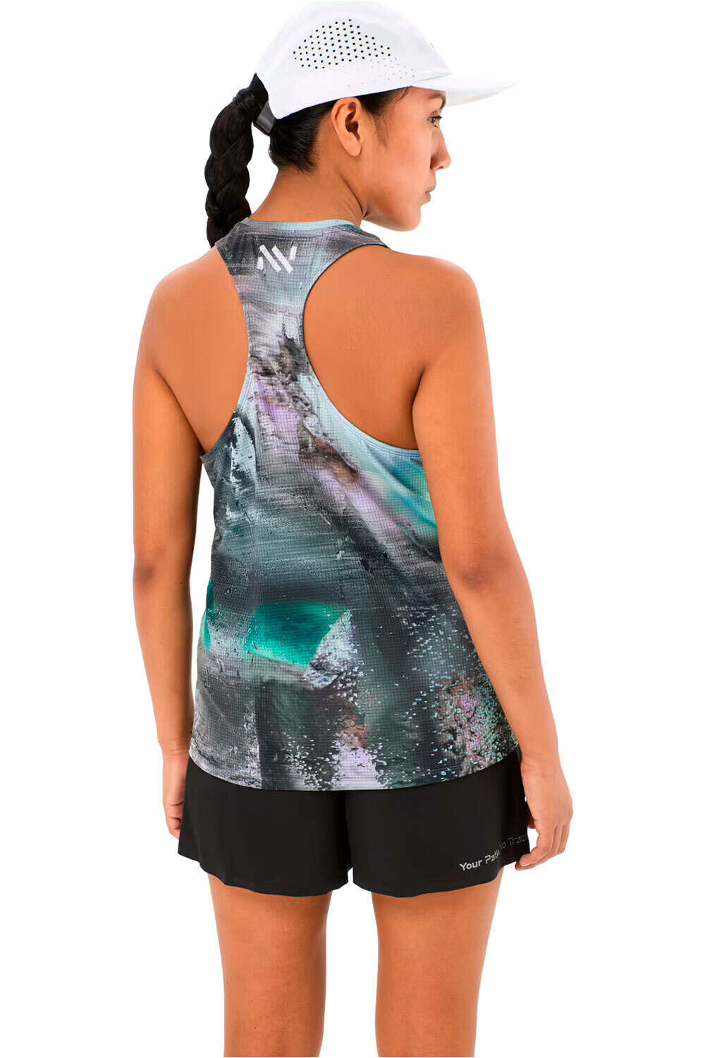 Nnormal camiseta tirantes running Race Tank W Nature vista trasera