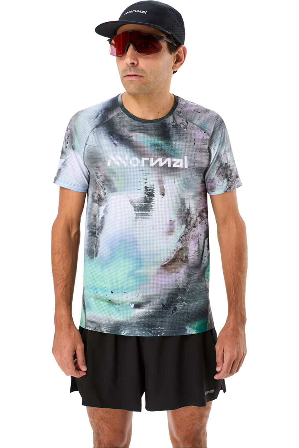 Nnormal camisetas trail running manga corta hombre Race T-Shirt Nature vista frontal