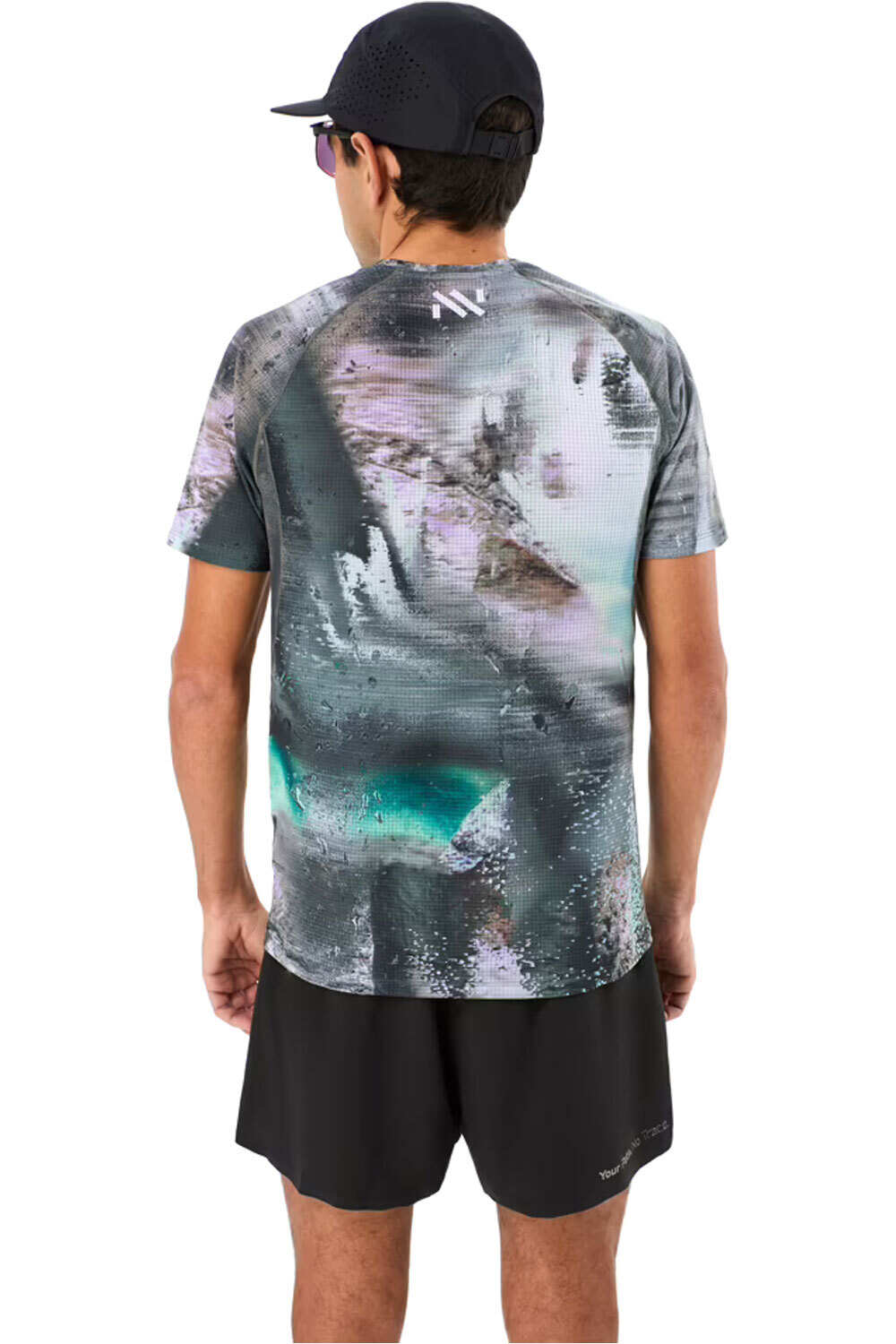 Nnormal camisetas trail running manga corta hombre Race T-Shirt Nature vista trasera