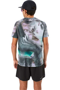 Nnormal camisetas trail running manga corta hombre Race T-Shirt Nature vista trasera