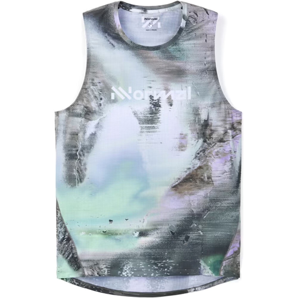 Nnormal camisetas trail running tirantes hombre Race Tank Nature vista detalle