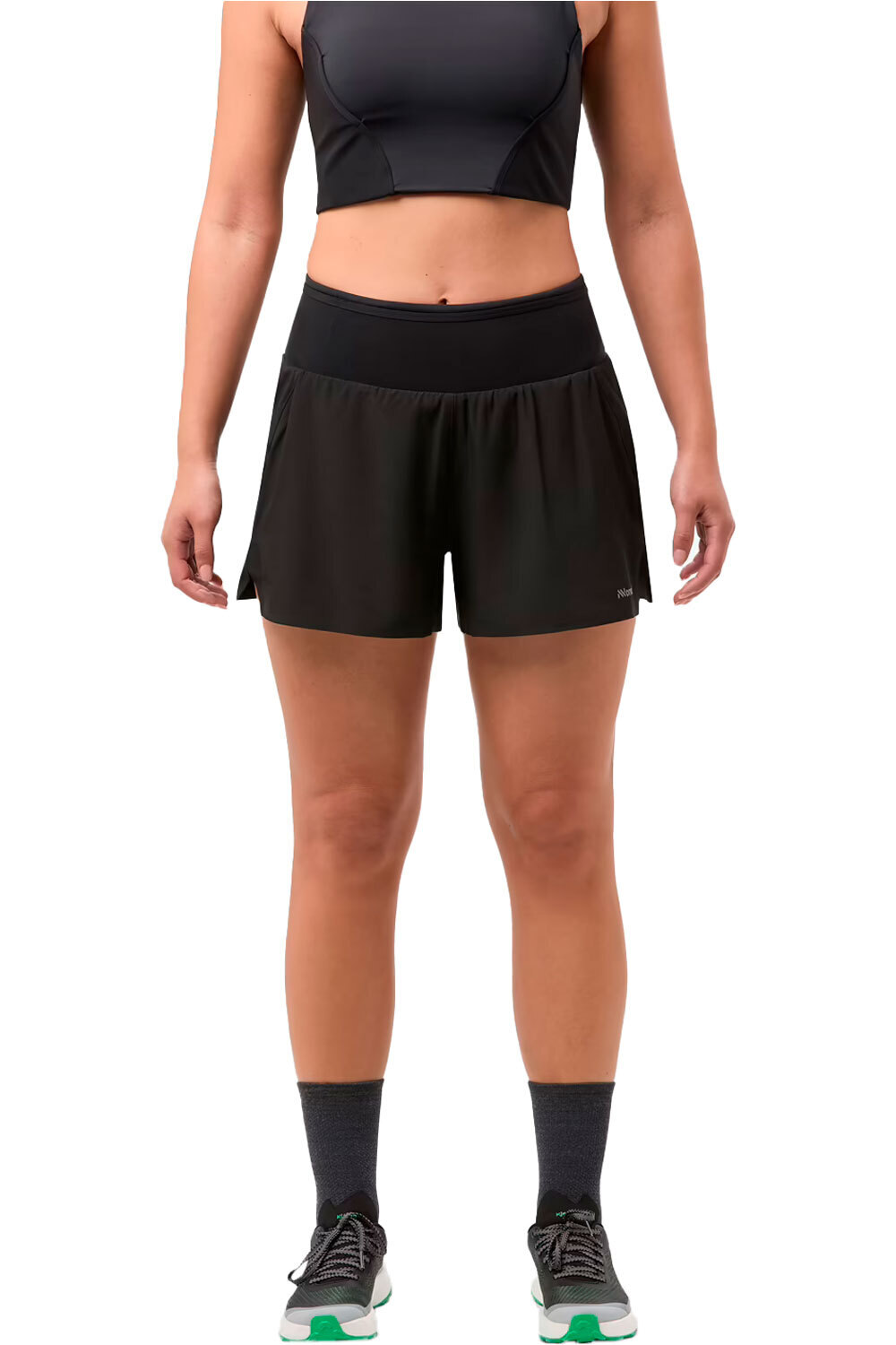 Nnormal pantalones cortos trail running mujer Race Shorts W vista frontal
