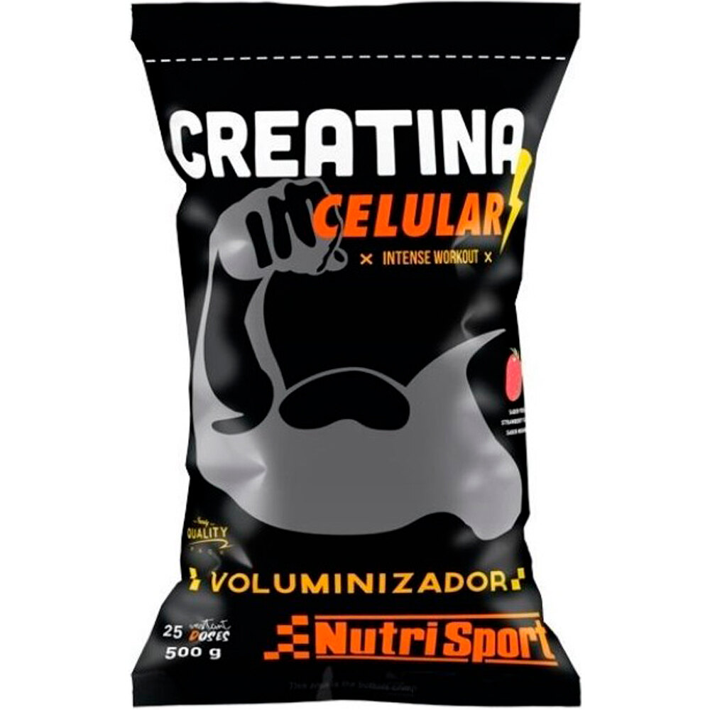 Nutrisport Creatinas CREATINA CELULAR FRESA 500g vista frontal