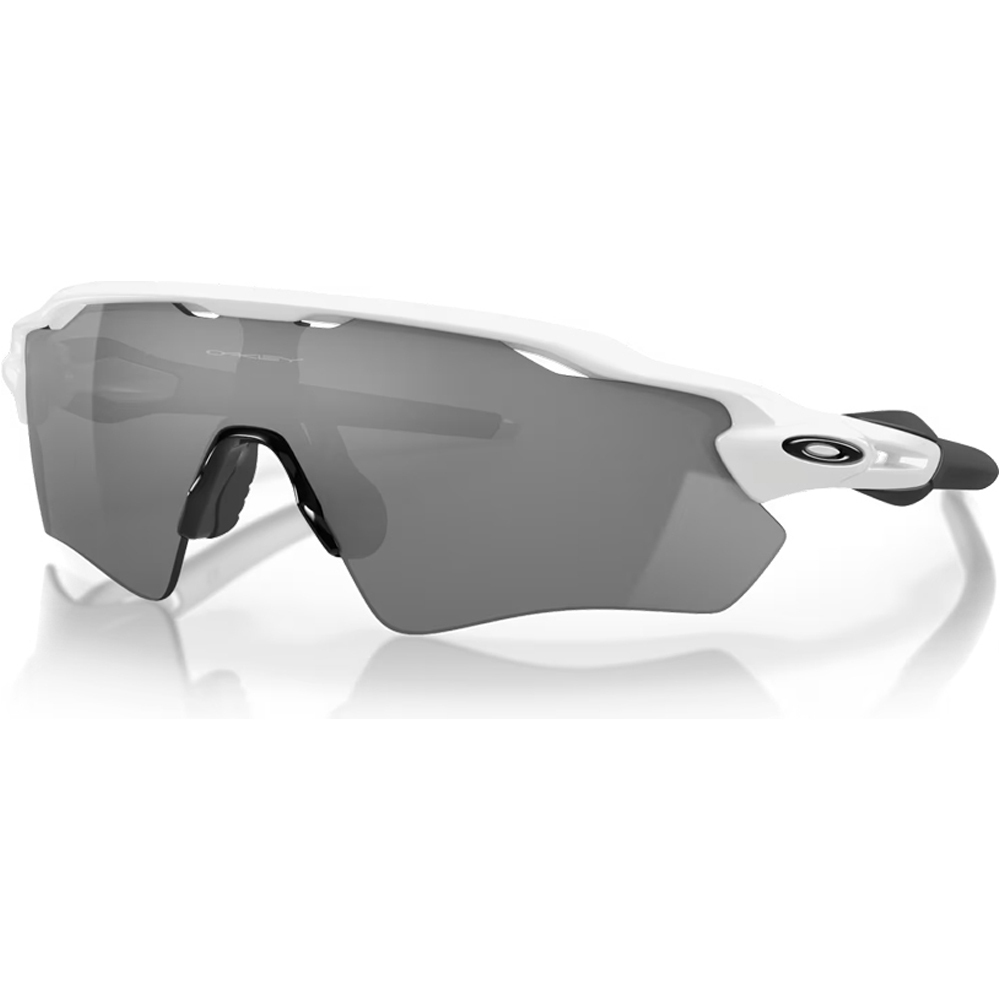 Oakley gafas ciclismo Radar EV Path Pol Wht w/ PRIZM Blk Pol vista frontal