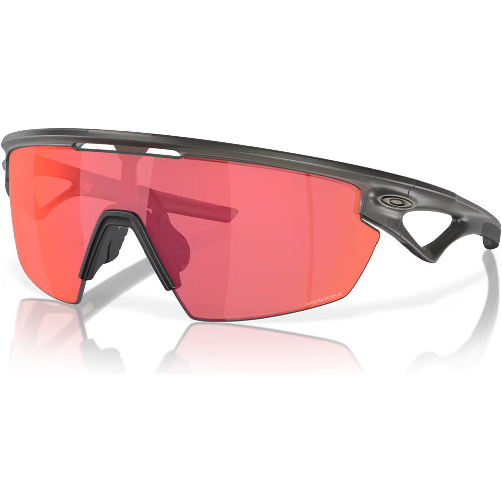 Oakley gafas ciclismo Sphaera MtGrySmk w/ Prizm TrlTrch vista frontal