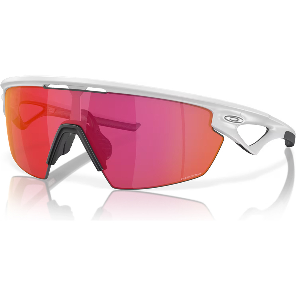 Oakley gafas ciclismo Sphaera MtWhite w/ Prizm Field vista frontal