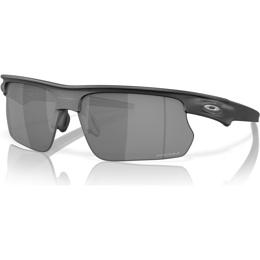 Oakley gafas deportivas Bisphaera Steel w/ Prizm Black vista frontal