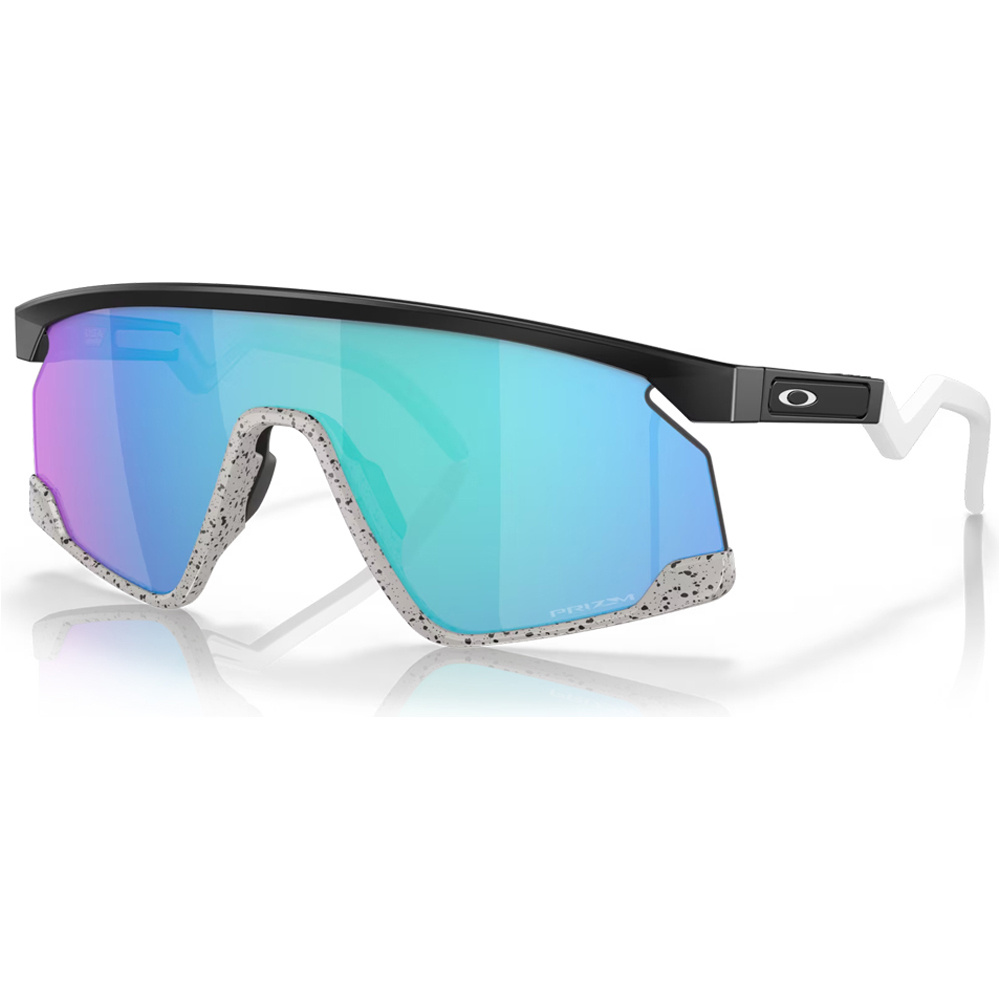 Oakley gafas deportivas BXTR MtBlk/Grey Sp w/ Prizm Saph vista frontal